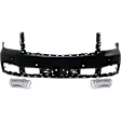 2020 Chevrolet Suburban - 3-Piece Kit Front Primed Bumper Cover, Includes (1) Bumper Cover and (2) Fog Light