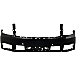 2020 Chevrolet Suburban - 3-Piece Kit Front Primed Bumper Cover, Includes (1) Bumper Cover and (2) Fog Light