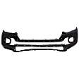 3-Piece Kit Front Primed Bumper Cover, For Models with Fender Flares, Includes (1) Bumper Cover and (2) Fog Light