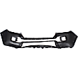 3-Piece Kit Front Primed Bumper Cover, For Models with Fender Flares, Includes (1) Bumper Cover and (2) Fog Light
