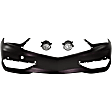 3-Piece Kit Front Primed Bumper Cover, Includes (1) Bumper Cover and (2) Fog Light