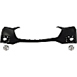 3-Piece Kit, Front, Upper Primed Bumper Cover, CAPA Certified, Includes (1) Bumper Cover and (2) Fog Light