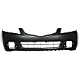2004-2005 Acura TSX - 3-Piece Kit Front Primed Bumper Cover, Includes (1) Bumper Cover and (2) Fog Light