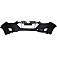 3-Piece Kit Front Primed Bumper Cover, Includes (1) Bumper Cover and (2) Fog Light