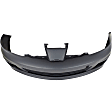 2011 Nissan Versa SL - 3-Piece Kit Front Primed Bumper Cover,  For Models With Spoiler, Hatchback,  Includes (1) Bumper Cover and (2) Fog Light