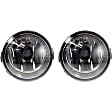 2011 Nissan Versa SL - 3-Piece Kit Front Primed Bumper Cover,  For Models With Spoiler, Hatchback,  Includes (1) Bumper Cover and (2) Fog Light