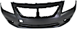 2012 Nissan Versa - 3-Piece Kit Front Primed Bumper Cover, Sedan, Includes (1) Bumper Cover and (2) Fog Light