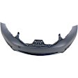 3-Piece Kit Front Primed Bumper Cover, Includes (1) Bumper Cover and (2) Fog Light