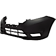 2-Piece Kit Front Primed Bumper Cover, Includes (1) Bumper Cover and (1) Fog Light