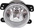 2012 Jeep Wrangler - 3-Piece Kit Front Textured Bumper Cover, For Models With Standard Duty Type ,  Includes (1) Bumper Cover and (2) Fog Light