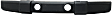 2012 Jeep Wrangler - 3-Piece Kit Front Textured Bumper Cover, For Models With Standard Duty Type ,  Includes (1) Bumper Cover and (2) Fog Light
