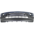 2-Piece Kit Front Primed Bumper Cover, Includes (1) Bumper Cover and (1) Fog Light