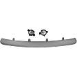 3-Piece Kit Front Painted Silver Bumper Cover, Includes (1) Bumper Protector and (2) Fog Light