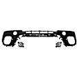 3-Piece Kit Front, Upper Primed Bumper Cover, Includes (1) Bumper Cover and (2) Fog Light