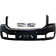 3-Piece Kit Front Primed Bumper Cover, Includes (1) Bumper Cover and (2) Fog Light