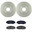 KIT-BS42624-003 2-Wheel Set Front Brake Disc and Pad Kit, 261.5 mm, Includes (2) Brake Disc and (1) Brake Pad Set