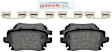KIT-BS42624-004 2-Wheel Set Rear Brake Disc and Pad Kit, 259.8 mm, Includes (2) Brake Disc and (1) Brake Pad Set