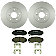 KIT-BS42624-008 2-Wheel Set Front Brake Disc and Pad Kit, 300 mm, Includes (2) Brake Disc and (1) Brake Pad Set