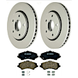 KIT-BS42624-010 2-Wheel Set Front Brake Disc and Pad Kit, 301.8 mm, Includes (2) Brake Disc and (1) Brake Pad Set