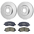 KIT-BS42624-017 2-Wheel Set Front Brake Disc and Pad Kit, 294 mm, Includes (2) Brake Disc and (1) Brake Pad Set