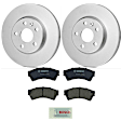 KIT-BS42624-018 2-Wheel Set Front Brake Disc and Pad Kit, 299 mm, Includes (2) Brake Disc and (1) Brake Pad Set