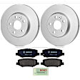 KIT-BS42624-019 2-Wheel Set Rear Brake Disc and Pad Kit, 316 mm, Includes (2) Brake Disc and (1) Brake Pad Set