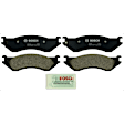 KIT-BS42624-020 2-Wheel Set Rear Brake Disc and Pad Kit, 351.8 mm, Includes (2) Brake Disc and (1) Brake Pad Set