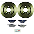KIT-BS42624-025 2-Wheel Set Rear Brake Disc and Pad Kit, 294 mm, Includes (2) Brake Disc and (1) Brake Pad Set