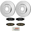 KIT-BS42624-027 2-Wheel Set Rear Brake Disc and Pad Kit, 285.8 mm, Includes (2) Brake Disc and (1) Brake Pad Set