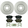 KIT-BS42624-028 2-Wheel Set Brake Disc and Pad Kit, 319.7 mm, Includes (2) Brake Disc and (1) Brake Pad Set