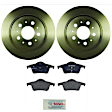 KIT-BS42624-034 2-Wheel Set Brake Disc and Pad Kit, 288 mm, Includes (2) Brake Disc and (1) Brake Pad Set