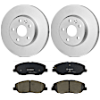 KIT-BS42624-042 2-Wheel Set Front Brake Disc and Pad Kit, 298 mm, Includes (2) Brake Disc and (1) Brake Pad Set