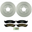KIT-BS42624-045 2-Wheel Set Front Brake Disc and Pad Kit, 305 mm, Includes (2) Brake Disc and (1) Brake Pad Set