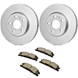 KIT-BS42624-054 2-Wheel Set Front Brake Disc and Pad Kit, 352 mm, Includes (2) Brake Disc and (1) Brake Pad Set