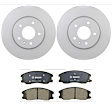 KIT-BS42624-058 2-Wheel Set Front Brake Disc and Pad Kit, 295.9 mm, Includes (2) Brake Disc and (1) Brake Pad Set