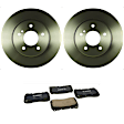 KIT-BS42624-068 2-Wheel Set Rear Brake Disc and Pad Kit, 290 mm, Includes (2) Brake Disc and (1) Brake Pad Set
