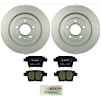 KIT-BS42624-072 2-Wheel Set Rear Brake Disc and Pad Kit, 330 mm, Includes (2) Brake Disc and (1) Brake Pad Set