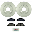 KIT-BS42624-074 2-Wheel Set Brake Disc and Pad Kit, 239.5 mm, Includes (2) Brake Disc and (1) Brake Pad Set