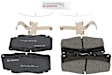 KIT-BS42624-075 2-Wheel Set Front Brake Disc and Pad Kit, 253.7 mm, Includes (2) Brake Disc and (1) Brake Pad Set