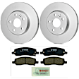 KIT-BS42624-083 2-Wheel Set Rear Brake Disc and Pad Kit, 292 mm, Includes (2) Brake Disc and (1) Brake Pad Set