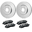KIT-BS42624-089 2-Wheel Set Front Brake Disc and Pad Kit, 320 mm, Includes (2) Brake Disc and (1) Brake Pad Set