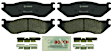 KIT-BS42624-100 2-Wheel Set Front Brake Disc and Pad Kit, 335.9 mm, Includes (2) Brake Disc and (1) Brake Pad Set