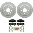 KIT-BS42624-105 2-Wheel Set Front Brake Disc and Pad Kit, 250.3 mm, Includes (2) Brake Disc and (1) Brake Pad Set