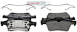 KIT-BS42624-113 2-Wheel Set Rear Brake Disc and Pad Kit, 265 mm, Includes (2) Brake Disc and (1) Brake Pad Set