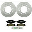 KIT-BS42624-120 2-Wheel Set Rear Brake Disc and Pad Kit, 340 mm, Includes (2) Brake Disc and (1) Brake Pad Set