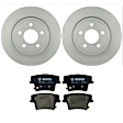 KIT-BS42624-124 2-Wheel Set Brake Disc and Pad Kit, 319.7 mm, Includes (2) Brake Disc and (1) Brake Pad Set