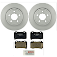 KIT-BS42624-125 2-Wheel Set Rear Brake Disc and Pad Kit, 319.7 mm, Includes (2) Brake Disc and (1) Brake Pad Set