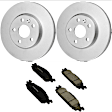 KIT-BS42624-128 2-Wheel Set Front Brake Disc and Pad Kit, 325 mm, Includes (2) Brake Disc and (1) Brake Pad Set