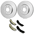KIT-BS42624-130 2-Wheel Set Front Brake Disc and Pad Kit, 355 mm, Includes (2) Brake Disc and (1) Brake Pad Set