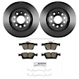 KIT-BS42624-139 2-Wheel Set Rear Brake Disc and Pad Kit, 309.9 mm, Includes (2) Brake Disc and (1) Brake Pad Set